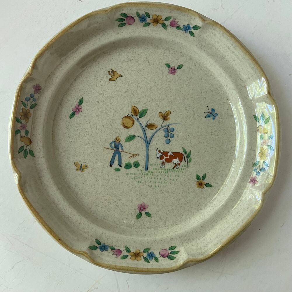 International Table works Heartland Village (3) Salad Plate 7 5/8" Stoneware - Picture 6 of 9
